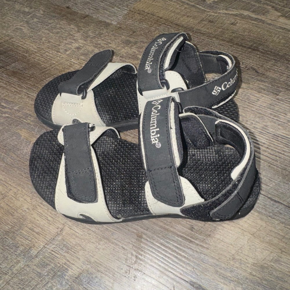 Columbia Whidbey Sandals Womens 6 Black Cream Sport Hiking Outdoor Adjustable - Picture 4 of 7